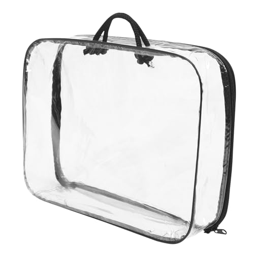 Happyyami Toy Organizer Bags Pvc Storage Bag Portable Toy Box Multi-function Storage Case for Bedroom Living Room