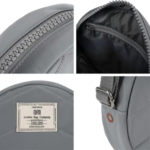 Image of ORI LONDON Crossbody Bag - Nylon Crossbody Bags for Women & Men with Chunky Zippers - The Paddington