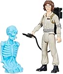 Ghostbusters Fright Features Phoebe Spengler Action Figure with Ecto-Stretch Tech Bonesy Ghost Toy Accessory, Toys for Kids Ages 4+