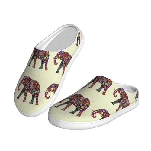 Chaussons chauds antidérapants motif éléphant, le cadeau idéal - 2