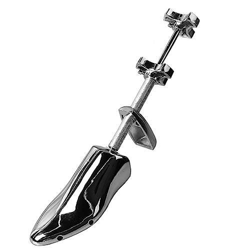 Syrisora ​​Barella per Scarpe Tendiscarpe Professionale per Allargatore per Scarpe in Lega di Alluminio per Varie Scarpe (Tacco Piatto da Uomo con Doppia Piastra)