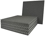 10(ud) Espuma Acustica de insonorizacion. Panel Acustico de 595 x 595 x 20/10 mm. EliAcoustic Alveolar Piramidal 20/10
