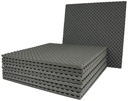 10(ud) Espuma Acustica de insonorizacion. Panel Acustico de 595 x 595 x 20/10 mm. EliAcoustic Alveolar Piramidal 20/10