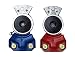 Road King Truck Parts Gladhand Set with Screens - Blue & Red Service and Emergency Glad Hand Set