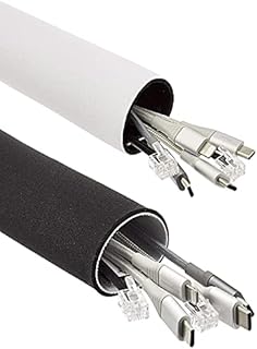 AmazonCommercial Neoprene Adjustable Cable Sleeves, 59-Inch