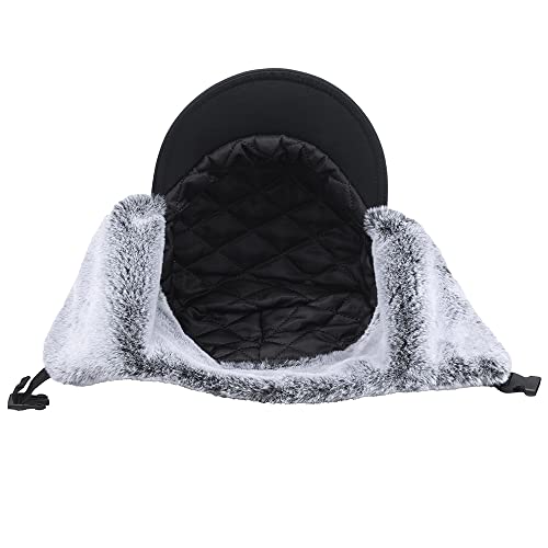 Winter Men Women Tweed Trapper Hunting Hat Elmer Fudd Army Cadet Cap Buffalo Fleece Ear Flaps Red #TOP5