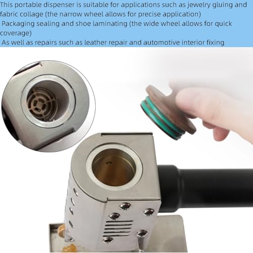 Máquina de encolado comercial hot melt con rodillo de 8 mm y temperatura regulable 4