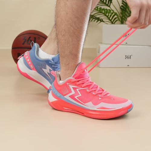 361° Big3 5.0 Quick PRO Basketball Shoes for Men Breathable Outdoor Sneakers Cushioning,Anti Slip Practice Student Sports Shoes for Teens and Adults,Caldwell Pope Zapatillas de baloncesto Hombre4