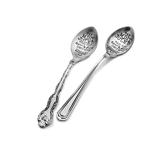 Towle Living Olde Newbury Artisans Mint Julep Löffel, silberfarben, 2 Stück Cover