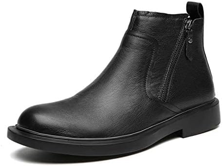 メンズ カジュアルシューズ サイドジップ ワークブーツ 防水 レインシューズ 防滑 エンジニアブーツ サイドジッパー メンズ ハイカ