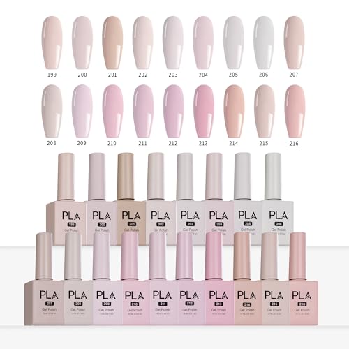 Esmalte de uñas gel rápido PLA-01 18 colores nude