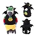 ouquckl Bird Cage Accessories, Bird Clothes Flight Suit Parrot Warm Bat Costume Small Animal Halloween Clothing for Parakeet Cockatiel Multi Sizes