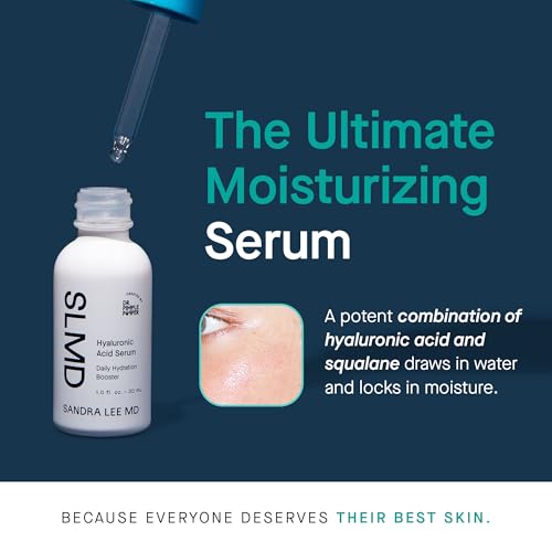 SLMD by Dr. Pimple Popper - Hyaluronic Acid Serum 1.0 fl. oz, Daily Hydration Booster with Squalane for Smooth, Dewy Skin – Lightweight, Fast-Absorbing Face Moisture for All Skin Types - Image 3