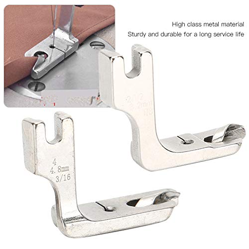 Pie dobladillador para máquina de coser Zerodis 2 piezas miniatura 3