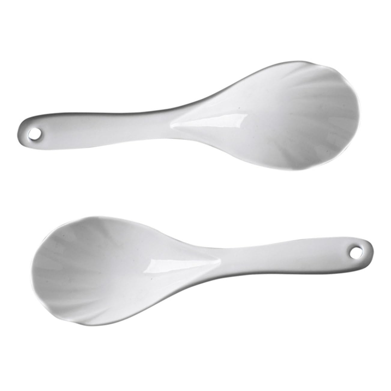 PRETYZOOM 2pcs Non Stick Rice Paddle Spoon Material Rice Scooper for Home Cooking and Reusable