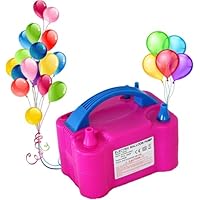Portable Dual Nozzle Electric Balloon Pump. Made From Heavy Duty Polypropylene. Long Life Powerful 220-240V 600W Motor. For Any Occasion – Parties, Weddings, Birthdays, Events, Activities