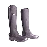 AK Unisex Prince Atmungsaktive Air-Mesh-Reit Halbchaps AKRS-1885 (Schwarz, L)