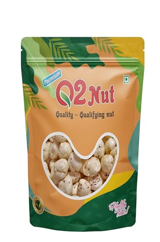 Image of Q2 Nut Makhana 250 gm Fit for Fasting Crunchy and Gluten-Free Fox Nuts Rich in Protein Ideal for Healthy Snacking Phool Makhana for Roasting & Cooking