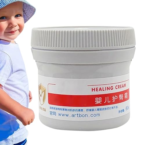 Ungüento de eritema para discapacitados | Crema de capa de bebé | Crema contra el eritema glúteo | 60 g de ungüento contra eritema glúteo y eritema glúteo, protección de la piel para GE