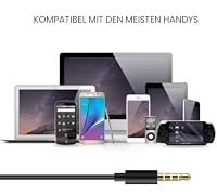 2 Pack kopfhörer mit Kabel in Ear kopfhörer Kabel Ohrhörer mit Mikrofon und Lautstärkeregler Headset mit 3.5mm Kopfhörern für Phone Samsung Huawei Android Smartphone Laptop MP3 Players – Ansicht 5