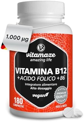Vitamaze Vitamina B12 1000mcg 360 Compresse Vitamaze - integratore
