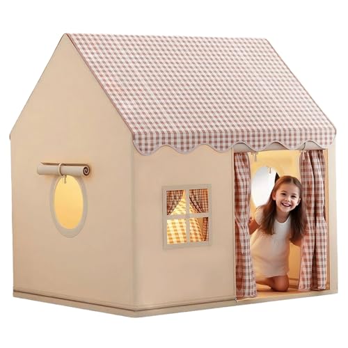 Jorzer Carpa para niños de Interior 47x39x51 Pulgadas Carpa de Juegos Transpirable con Puerta y Ventana Casa de Juegos Plegable para niños con Soporte de Metal extraíble para de Juguetes para niñ.