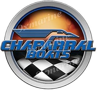 Chaparral Racing Boat Round Sticker - Name Plate