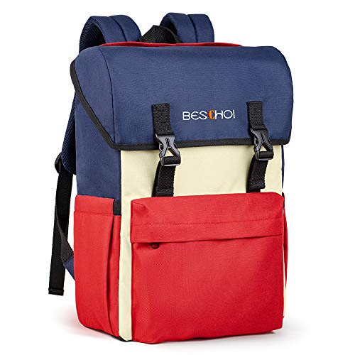 Beschoi Laptoprugzak Business Rugzak Business Anti Theft Slim Durable Laptops Backpack,Water Resistant College School Computer Bag for Women & Men Fits 15.6 inch Laptop and Notebook