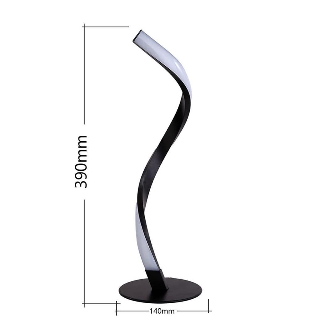 Lampada da Tavolo Intelligente Moderna con Design a Forma di S Compatibile con Alexa e Google Assistant Lampada da Comodino o da scrivania Perfetta per L'Ufficio Domestico Decorazione elegan