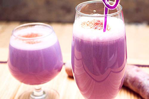 Purple Sweet Potato Powder (Purple Yam, Ube) - 100% Natural - Delicious, Colour-changing Raw Sweet Potato Powder | Add To Cereal, Porridge, Yogurt, Smoothies | Net Weight: 75g - Thumbnail 6