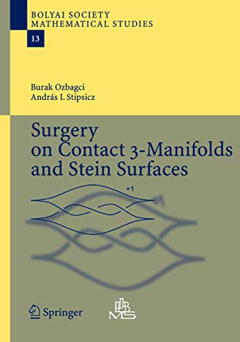 Surgery on Contact 3-Manifolds and Stein Surfaces (Bolyai Society Mathematical Studies, 13)