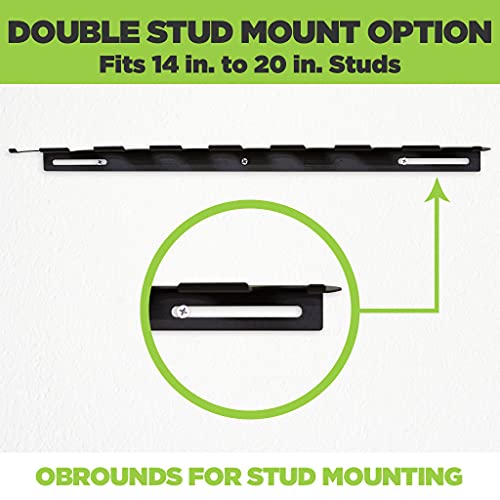 Hideit Mounts 8Bat Universal Baseball Bat Wall Mount - Made In Usa Steel Universal Baseball Bat Holder For Baseball Bats And Softball Bats Including T-Ball, Youth, Wood, Axe Bats And More #TOP4