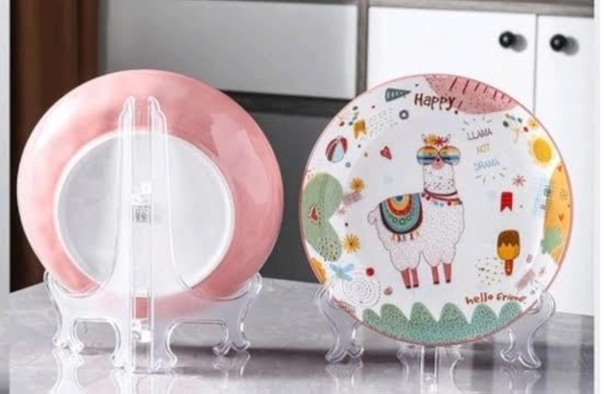 Mini Folding Display Stand, 6 Inch Acrylic - 3pc Set