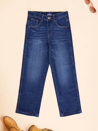 Image of KiddoPanti Boys Full Length Elasticated Waist Straight Fit Jeans