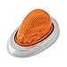 GG Grand General 76372 Side Turn and Marker Amber/Amber 12 LED Light with Chrome Cover for Freightliner