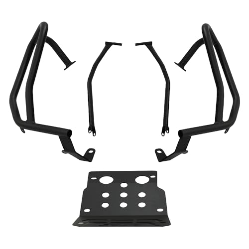 GP Kompozit Motorschutz Sturzbügelschutz, schwarz, kompatibel mit Honda CRF250 Rally 2017–2020