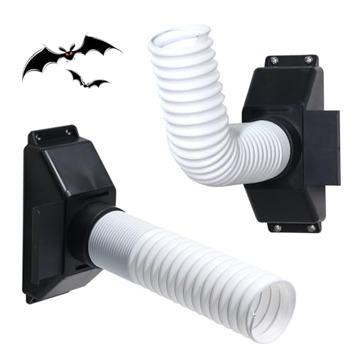 TOPOWN 2pcs Bat Device Bat Exclusion Device One Way Bats Door Removal Device Bats Tubes for Attic Exclusion Tube Cone Reusable Removal Attic Reusable