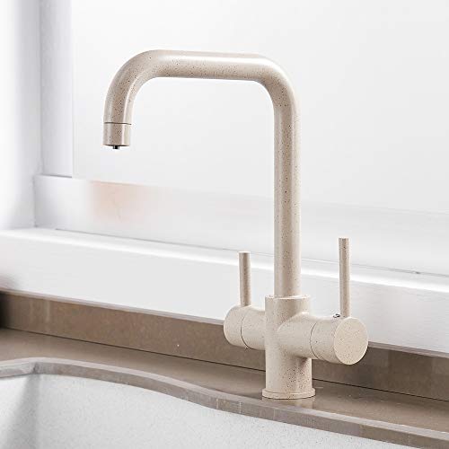 Purificateur de boisson sur robinet de cuisine en laiton pour éliminer le goût du chlore