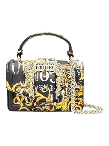 Versace Jeans Couture femme Logo couture sac � main black - gold