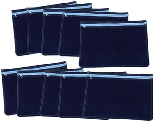 Zerust 8" x 10" Silver Jewelry and Coin Anti Tarnish and Corrosion Protection Bag - Pack of 10