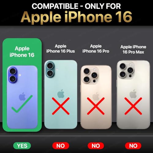 Image of WOW IMAGINE Crystal Clear Transparent Back Case Cover Compatible with iPhone 16 | Full Device & Camera Protection Shockproof TPU | Flexible Silicone Back Cover Case - Transparent