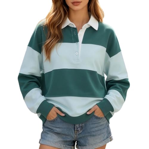 Camiseta de rayas Y2K holgada que disimula curvas y aporta máxima comodidad