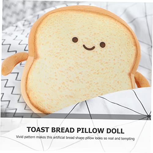 LIFKOME Almofada De Pão De Pelúcia 1Pc Almofada De Pão De Pelúcia Travesseiros De Pelúcia Para Sofá