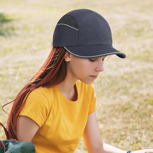 Gorra deportiva transpirable para golf y tenis con visera y protector ajustable 7