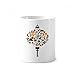 Ventilatore Butterfly Taiji teiera mountain spazzolino portapenne tazza di ceramica tazza bianca 350 ml Gift