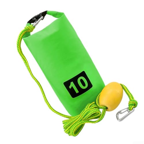 Bolsa seca impermeable de PVC verde de alta resistencia para kayak 3
