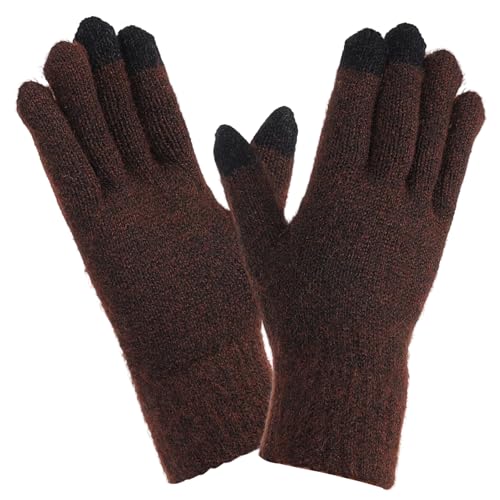 Guantes de invierno para pantalla táctil PATIKIL elásticos contra el frío al conducir