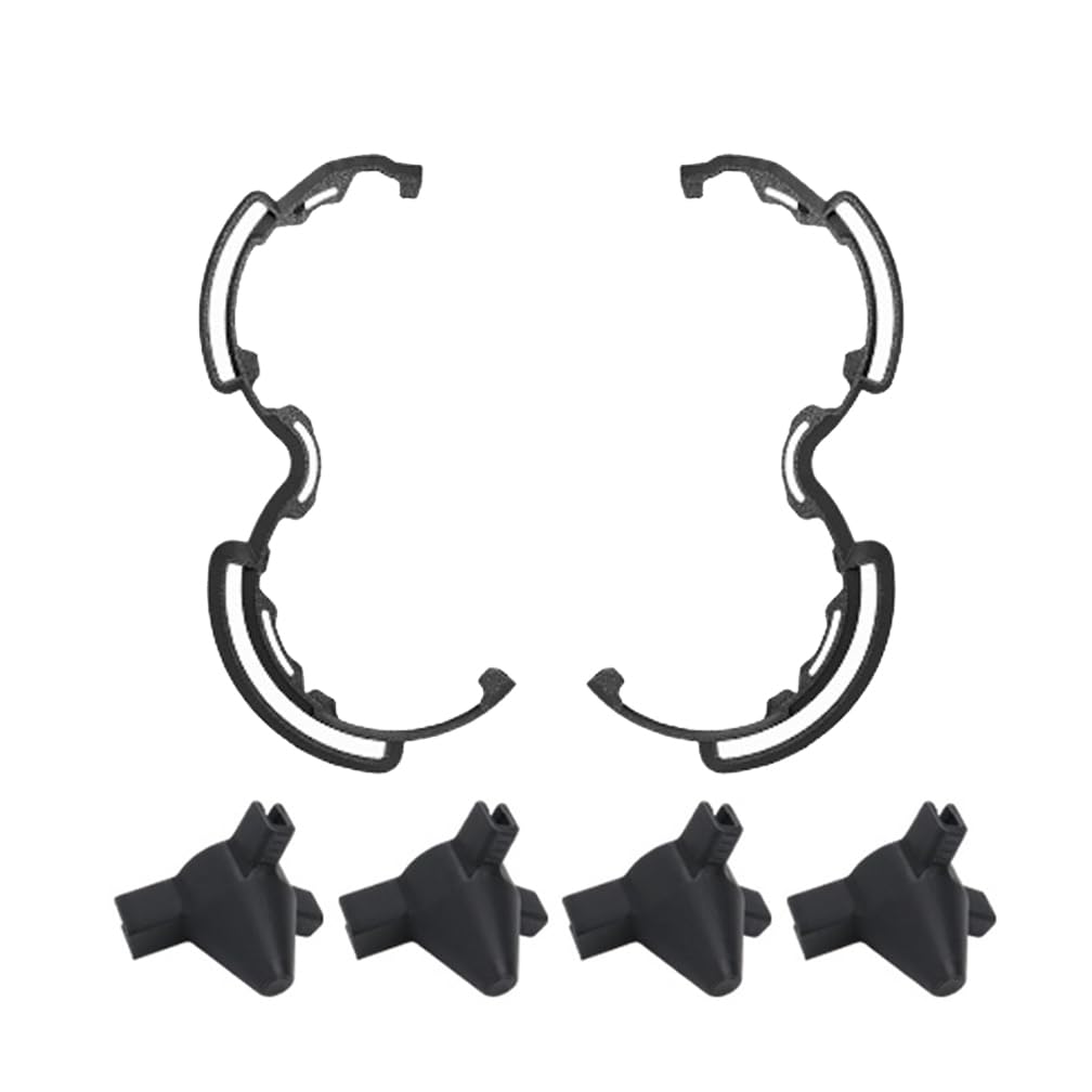 Kit di protezione 2 in 1 per DJI Avata 360 Fly More Combo, protezione elica anti-collisione con carrello di atterraggio, set di protezione per drone per DJI Avata 360 accessori (nero)