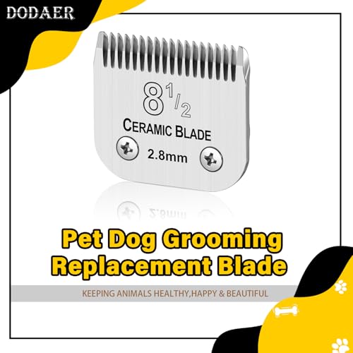 Image of 8 1 /2 Dog Grooming Ceramic Blade,Compatible with Andis ,Oster A5,Wahl KM10