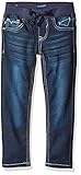 Vigoss Girls' Knit Waist Denim Jean